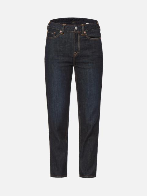 EVISU SEAGULL AND LOGO PRINT SLIM FIT JEANS