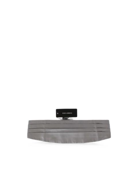 Dolce & Gabbana pleated silk cummerbund