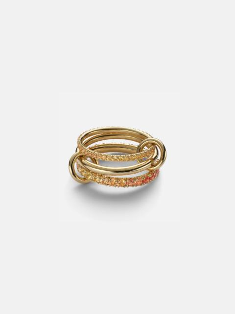Spinelli Kilcollin Norah Ombré 18kt gold ring with sapphires