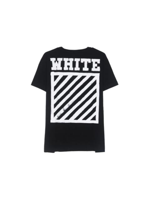 Off-White OFF-WHITE Brushed Diag T-shirt Black/White