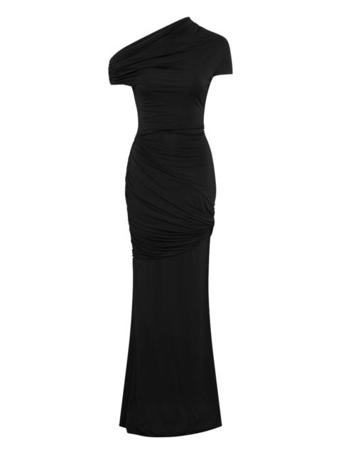Paris Georgia Pascal one-shoulder maxi dress