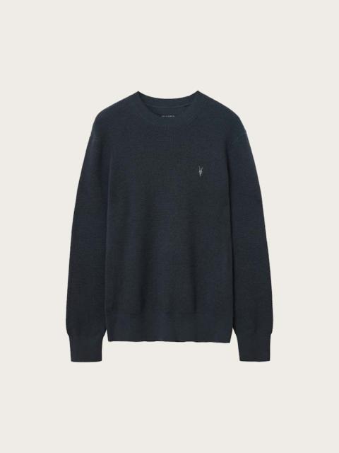 ALLSAINTS ASPEN WAFFLE CREW NECK SWEATER