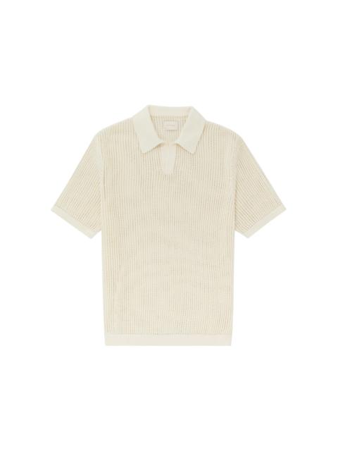 AIMÉ LEON DORE Aime Leon Dore Mesh Knit Polo (SS23) White