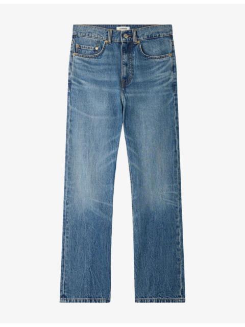 Sandro Five-Pocket Straight-Leg Jeans