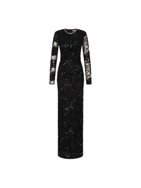 REBECCA VALLANCE Beau Long Sleeve Gown