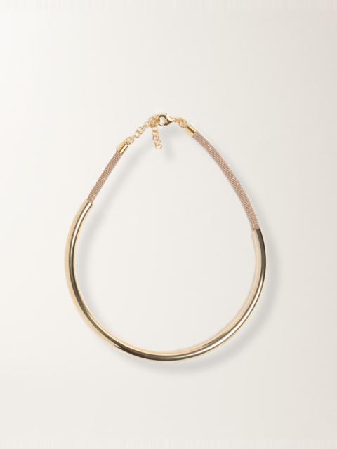 FABIANA FILIPPI Rigid necklace in brass