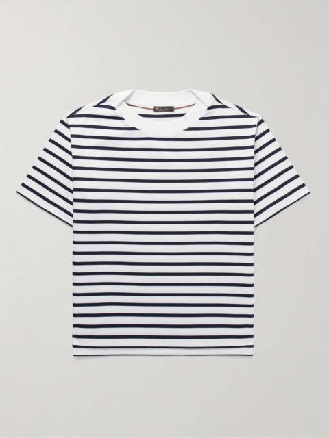 Loro Piana Striped Cotton-Jersey T-Shirt