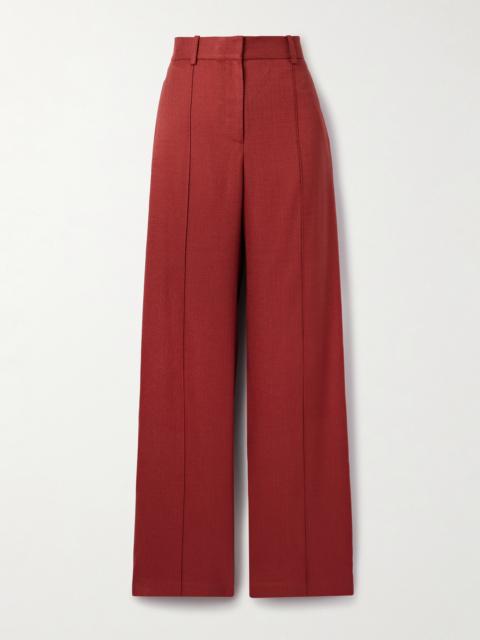 ADAM LIPPES Wyatt Canvas Straight-leg Pants