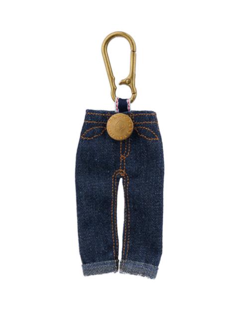 BRAIN DEAD Type 00 Denim Keychain Charm - Indigo