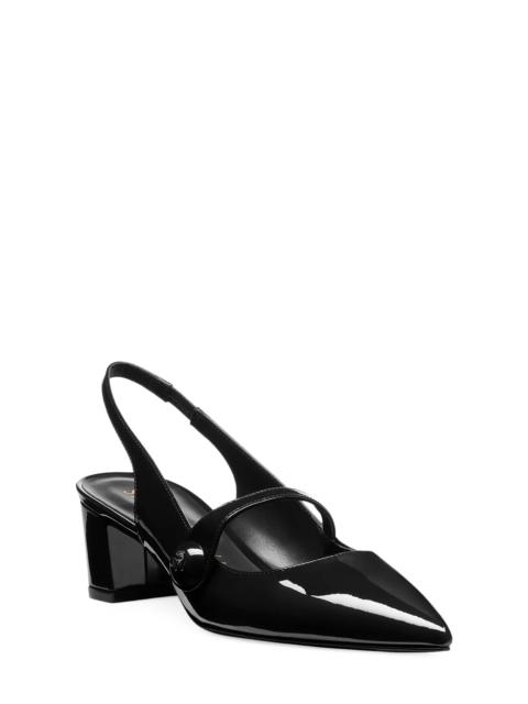 Stuart Weitzman Pointed Toe Slingback Pump