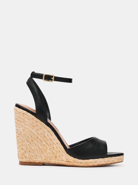 STEVE MADDEN DEVIN BLACK LEATHER