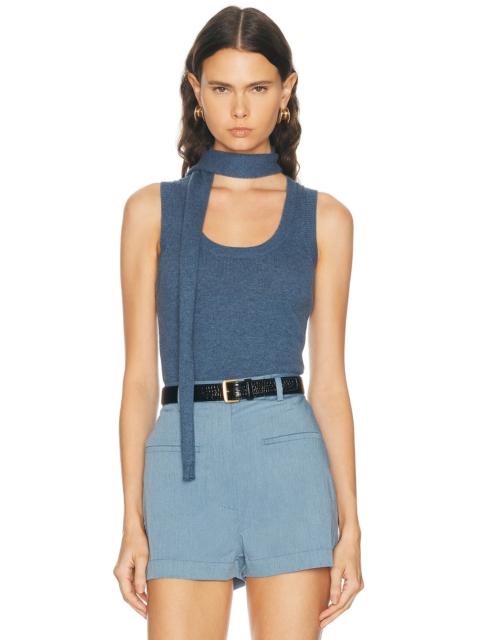 MATTHEW BRUCH Scarf Tank Top