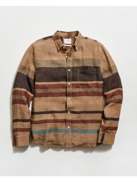 Billy Reid Archive Stripe Weave Tuscumbia Shirt Button Down