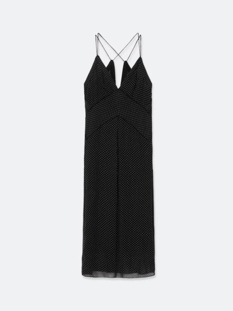 ALLSAINTS FAWN VISCOSE SLIP DRESS