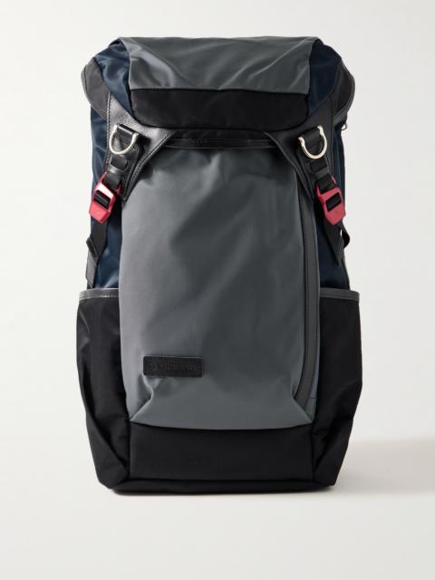 master-piece Potential Leather and Webbing-Trimmed CORDURA® MasterTeX Backpack