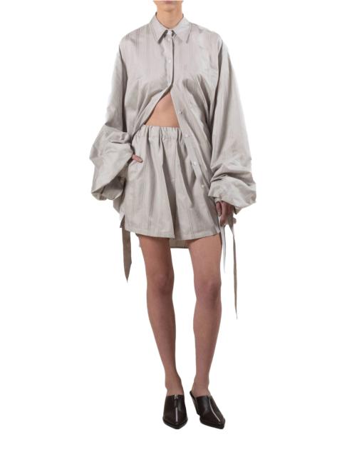 Elleme Casual Short Grey Stripes