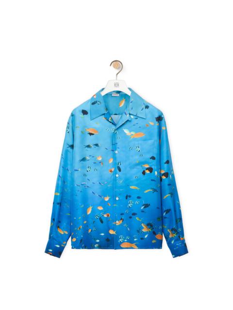 Loewe Aquarium shirt in silk