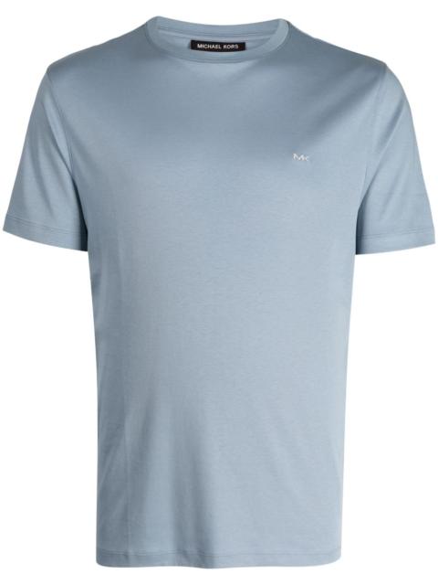 MICHAEL KORS embroidered-logo cotton T-shirt