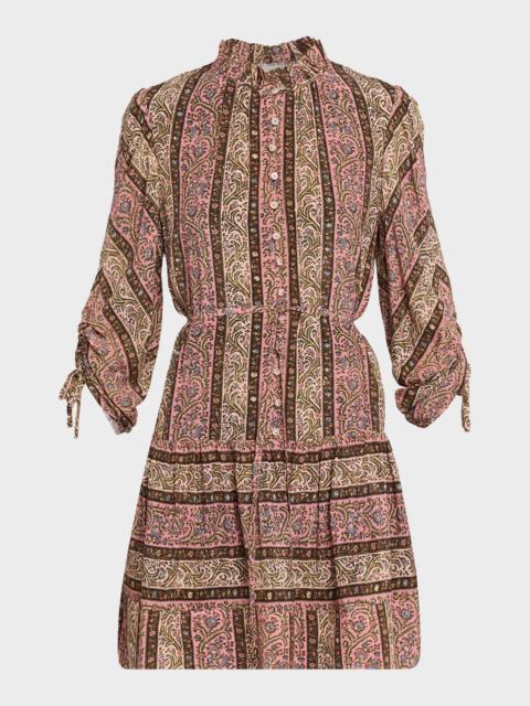 Cinq à Sept Pepper Paisley Mini Shirtdress