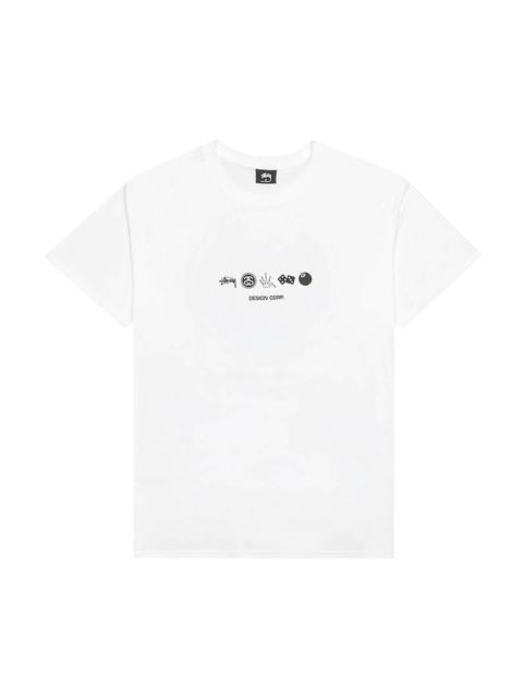 Stüssy Stussy Global Design Corporate Tee 'White' | REVERSIBLE