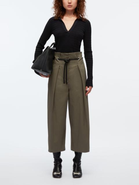 3.1 Phillip Lim Honeycomb Stitch Polo Top