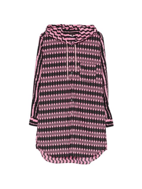 Comme des Garçons Homme Plus printed hooded shirt