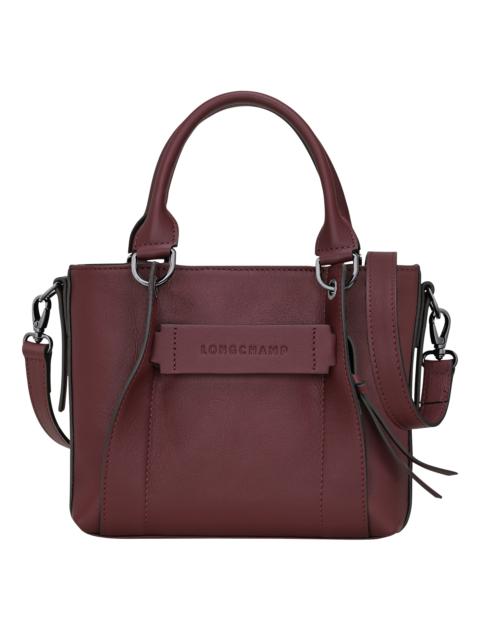 Longchamp 3D S Handbag Burgundy - Leather