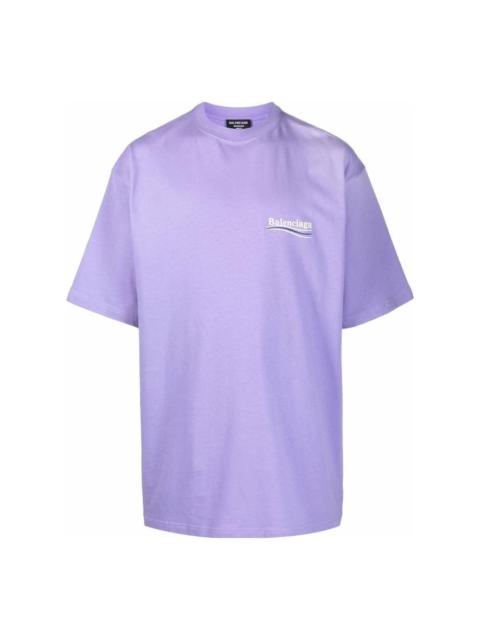 BALENCIAGA Balenciaga Political Campaign T-shirt Large Fit 'Purple' 641675TKVJ13072
