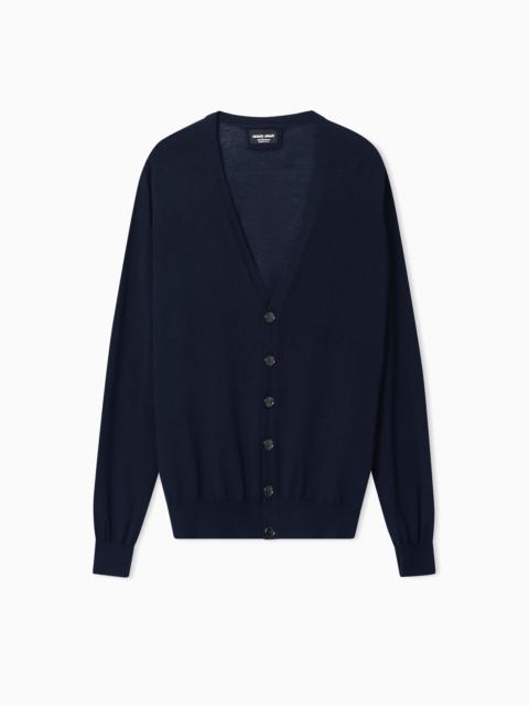 GIORGIO ARMANI CASHMERE CARDIGAN WITH BUTTONS