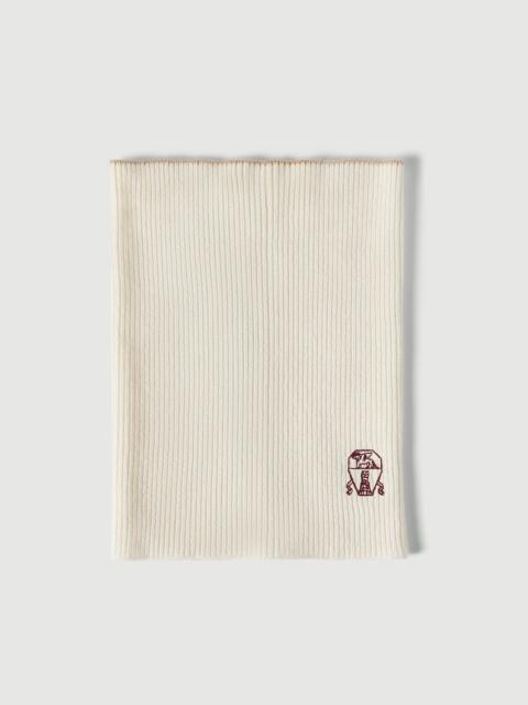 Brunello Cucinelli Cashmere rib knit neck warmer