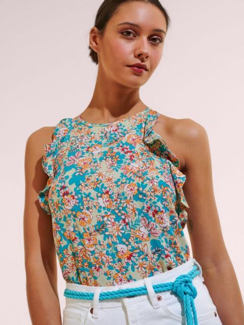 Poupette St Barth Top Alida - Green Sweet Bell