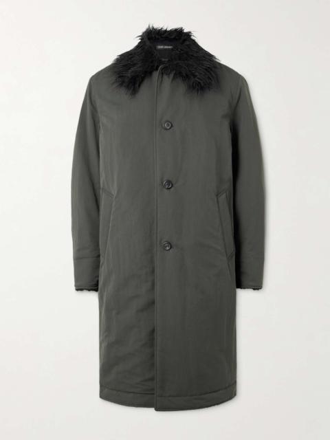 Our Legacy Polar Faux Fur-Trimmed Tech-Shell Coat