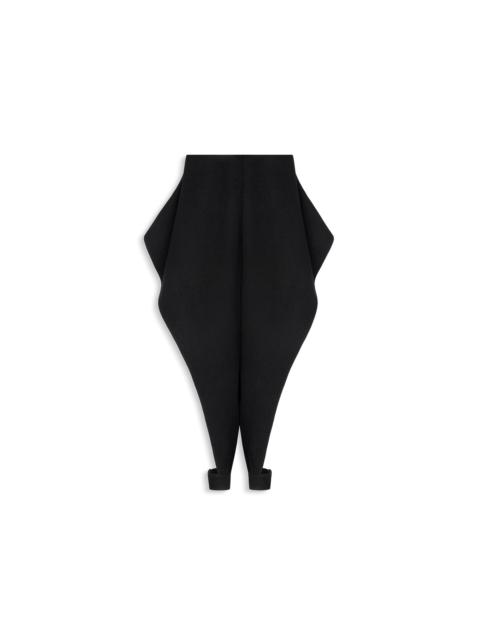 Alaïa FELTED WOOL POINTED PANTS