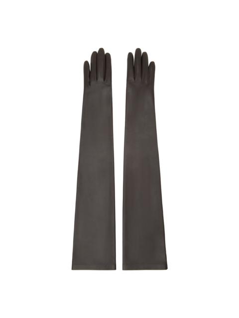 The Row Simon Gloves in Leather | REVERSIBLE
