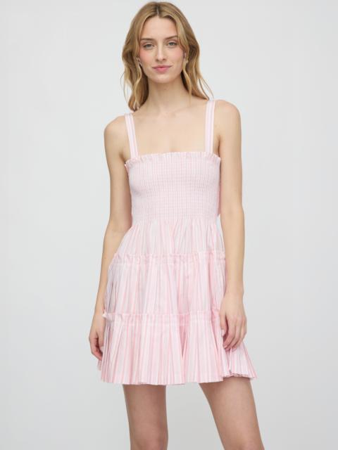 Hill House Home The Ribbon Charlotte Nap Dress - Pink Variegated Stripe