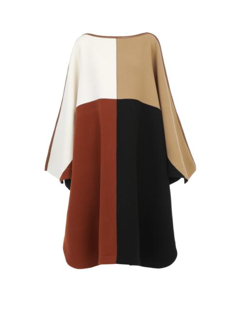 Chloé COLOR-BLOCK PONCHO