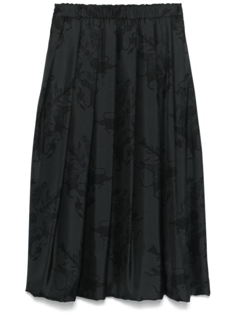 FABIANA FILIPPI graphic-print midi skirt