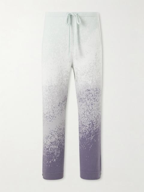 God’s True Cashmere Ombre Straight-Leg Cashmere Trousers