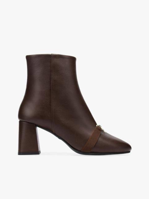 Repetto Phoebe metallic bow ankle boots - rubber sole