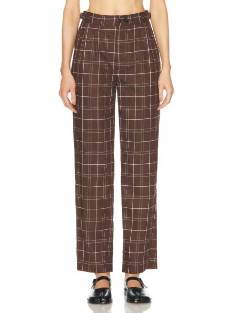 Dunham Plaid Trouser