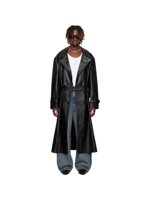 LU'U DAN Black Jiman Leather Coat