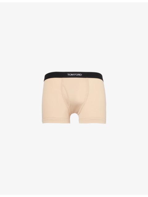 TOM FORD Logo-embroidered cotton-blend jersey boxers