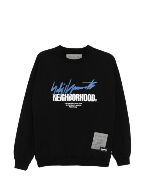 Yohji Yamamoto x Neighborhood logo-print sweatshirt