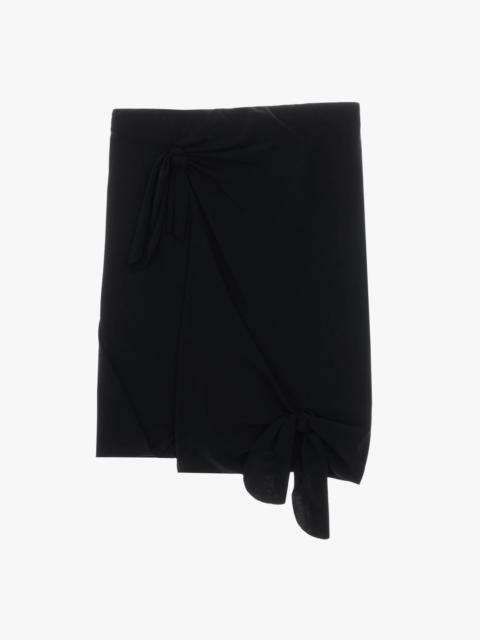 Helmut Lang KNOTTED JERSEY SKIRT