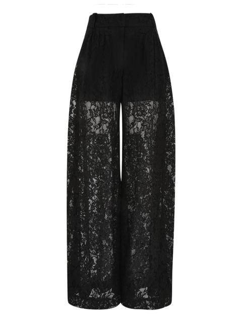 Zimmermann CRUSH BELTED LACE PANT
