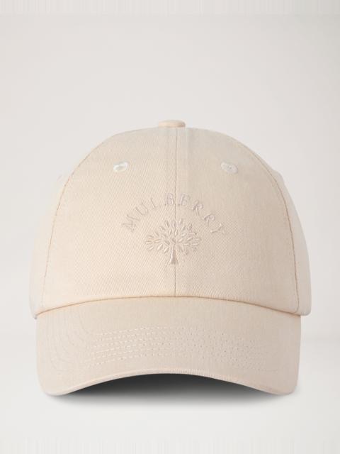 Mulberry Mulberry Tree Baseball Cap Ecru Cotton