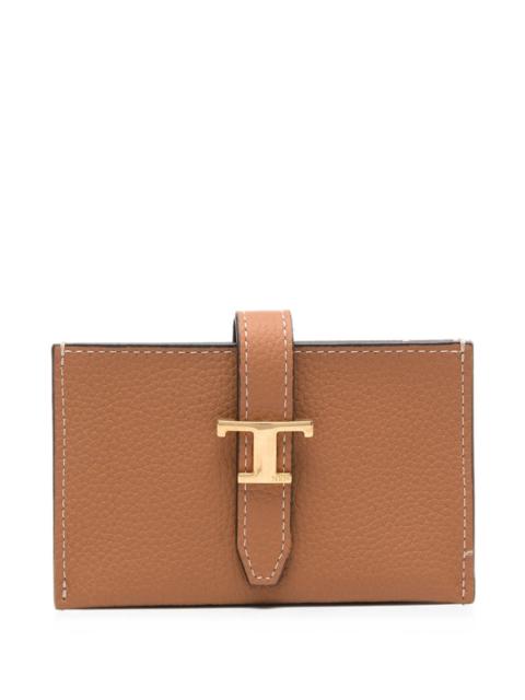 Tod's Tod's T Timeless Leather Wallet