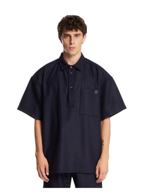 DARKPARK Blue Short-Sleeved Polo Shirt