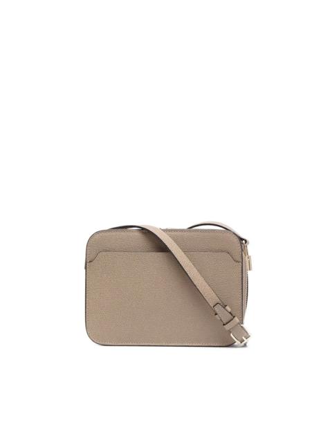 Valextra grained leather crossbody bag