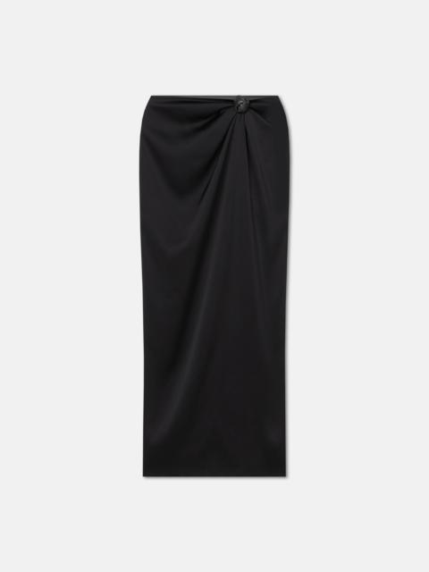 Nanushka Knotted Slip Satin Skirt